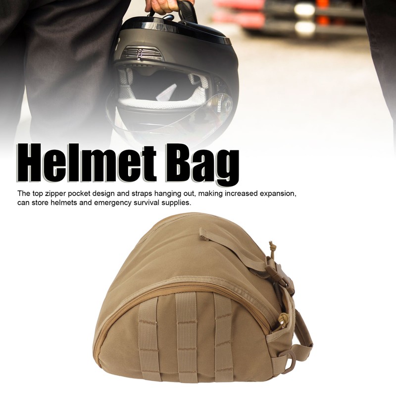 Outdoor Helmet Bag Nylon Waterproof Motorcycle Bike Bicycle Helmet Bag
