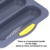 Baguette Mold 4 Grooves Silicone Soft Smooth Surface Bread Mould