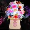 LIGHTS & MUSIC Mothers Day Pop Up Card, Orchid, Lily