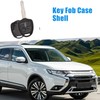 A ABSOPRO 3 Buttons Blank Key Fob Remote Control Shell