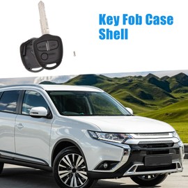 A ABSOPRO 3 Buttons Blank Key Fob Remote Control Shell Remote Keyless Case