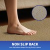 YOUWEIQU 4 Hole Wall Mounted Mat, Non Slip Bath Mat,