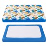 TILLYOU Pack and Play Sheet - Soft Quilted Crib Cover