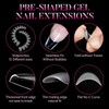 AIMEILI Short Square Fake Nails 504pcs Press on Nails Pre-shape