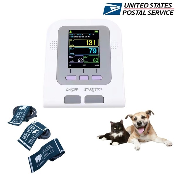 CONTEC08A Digital Veterinary Blood Pressure Monitor VET NIBP machine 3