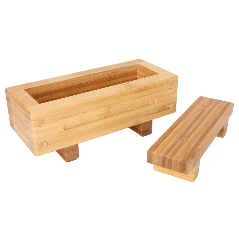 Wooden Sushi Press Mold DIY Rectangular Odorless Portable Rice Mold