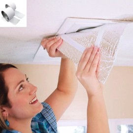 IES House Attic Ceiling Fan Shutter Cover Seal 4ft x 4ft w/ Velkro Tape