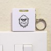 Azeeda 'Elusive Yeti' Keyring Tape Measure/Spirit Level Tool (KM00038281)