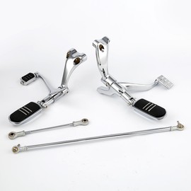XMT-Moto Forward Controls W/Pegs Linkage for Harley Sportster 883 1200 XL Custom 2004-2013