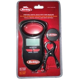 Berkley Digital Fish Scale with Tape 50 LB - Black