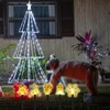 TSLBW Solar Garden Lights 5 Pack Christmas Pathway Lights Outdoor