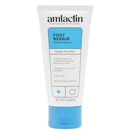 AmLactin Crema reparadora de pies – Crema terapéutica para pies secos y agrietados – Suavizante de callos – Exfoliante e hidratante sin arrugas con 15