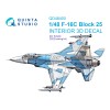 Quinta Studio QD48400 1/48 F-16C Block 25 3D Decal (for