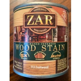 Zar Interior Stain 113 FRUITWOOD  1/2 pint