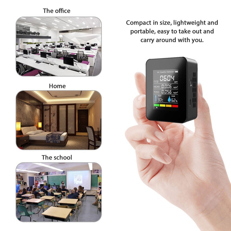 Household Air Quality Detector Multifunctional CO2 Tester with Carbon Dioxide