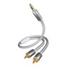 In-akustik Premium II 3.5 mm Jack Plug to 2x RCA