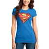 Supergirl Symbol Junior Women's T-Shirt-Junior Medium [JM] Royal Blue