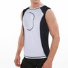TUOY Padded Sleeveless Shirt Compression Protective Shirt - Size: L
