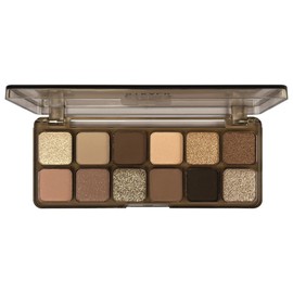 12 Colour Brown & Nude & Coffee Eyeshadow Palette | 12 Highly Pigmented Neutral Shades Including Dark Browns for Eye Make-Up | Long-Lasting Matte & Shimmer Finishes for Girl & Women