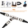 KUOQIY 5 pieces 3-way BNC female to female adapter, BNC