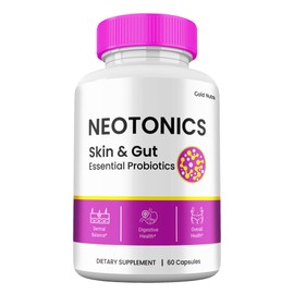 Gold Nutra (1 Pack) Neotonics Capsules, All Natural Skin and Gut Capsules, Neotonics Supplement Premium Maximum Strength Vitamins, 1 Month Supply