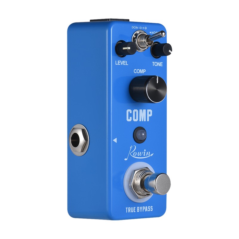 Rowin COMP Compressor Compress Guitar Effect Pedal Aluminum Alloy Shell