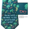 Corbata con diseño patriótico divertido del 4 de julio de