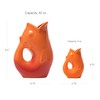 Gurgle Pot Fish Pitchers - Set of 2 - Large