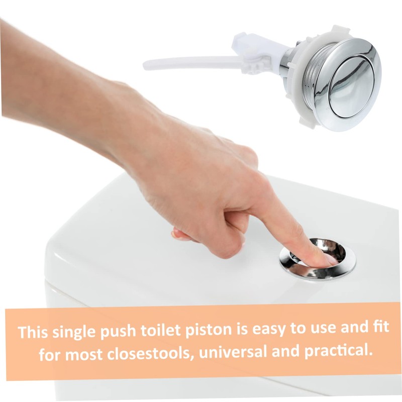 Angoily Toilet Push Button, Push Button Toilet Flush, Adjustable Toilet