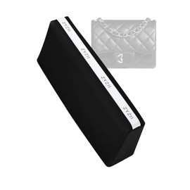 ZYZii Purse Pillow for CF ClassicFlap 17/20/23/25/30/33,Memory Foam Shaper Insert,Silky Bag Pillow for Luxury Handbag Tote（Black,CF Medium25）