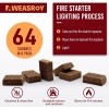 Fire Starter Squares 64 - Fire Starters for Fireplace,Chim