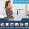 Toothbrush Cleaner, Toothbrush Sanitizer, UV-C Rechargeable Wall Mounted Toothbrush Holder