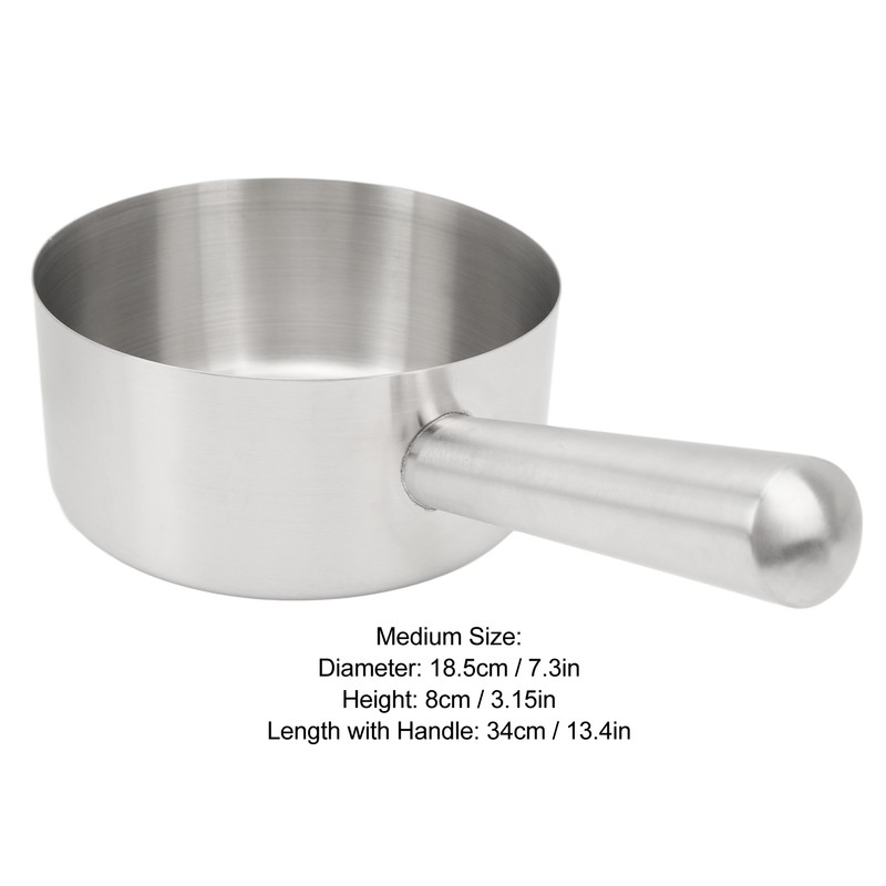 Water Ladle Stainless Steel Water Scoop Long Handle Spoon for