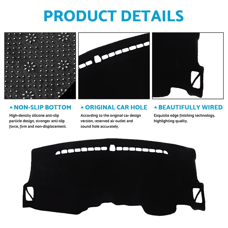 MAX COOL Dash Mat Non-Slip Dash Mat Suitable for Kia