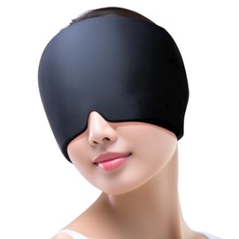 I.Kimport Eye Mask, Dual-Use Cooling Gel Pillow, Gel Eye Mask, Good Sleep, Light Shield, Eye Pillow, Cooling Pack Gel, Hot Mask, Head, Eyes, Tension, Sleep, Unisex, Comfortable, Reusable