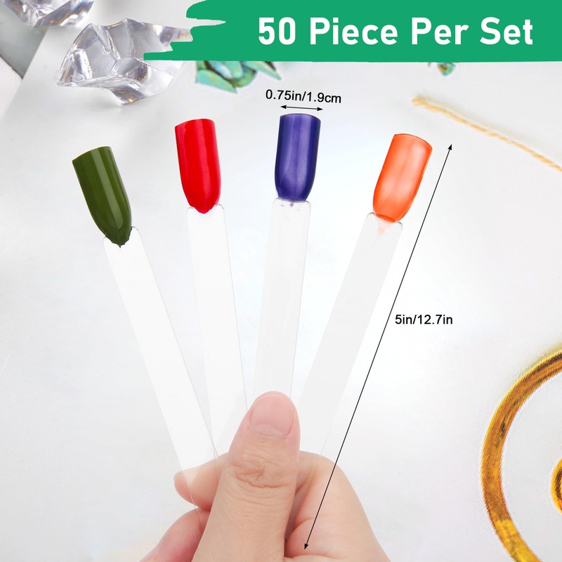 Adecco LLC - Juego de 200 uñas postizas con forma