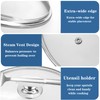 8 Inch Universal Pan Lid, Tempered Glass Lid for Frying
