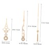 TEHAUX 1 Set Elegant DIY Clock Hands Wear Resistant Aluminum