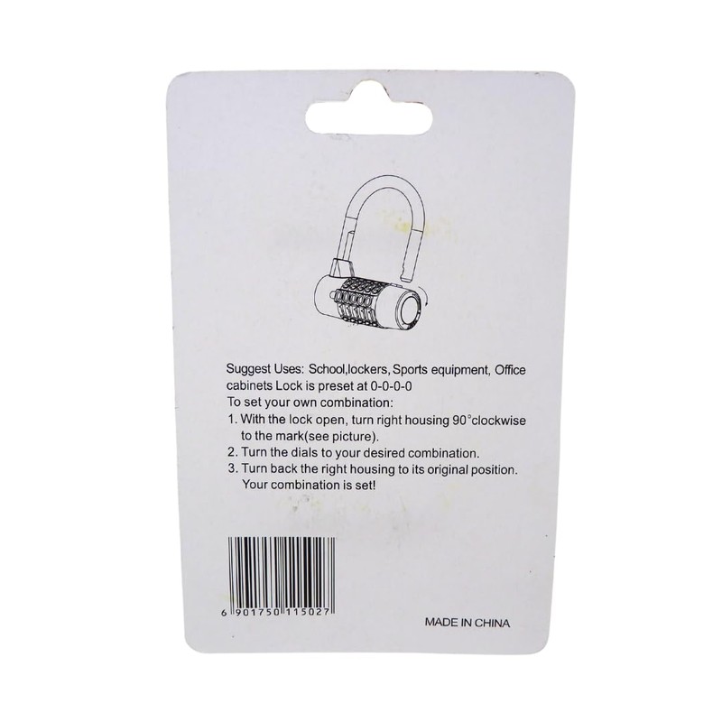 Tri-Circle Combination Lock 65mm BC - Robust and Secure Combination