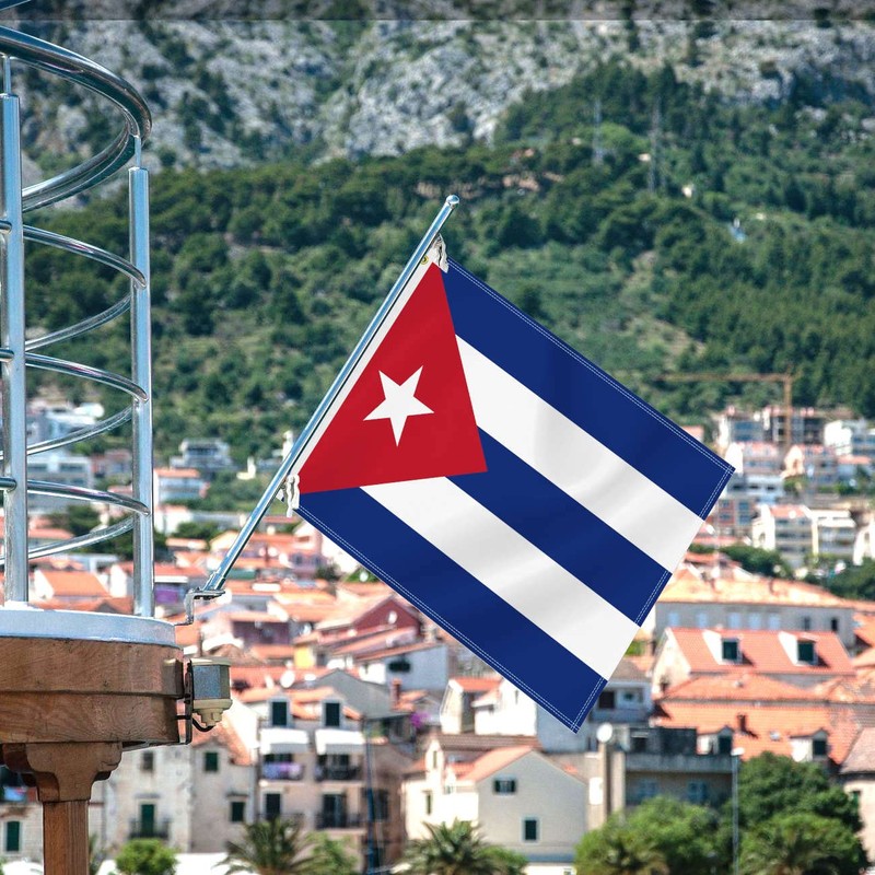 2×3 FT Cuba Flag,Medium 60×90 CM Cuban Outdoor Banner,100D Decor,Doube