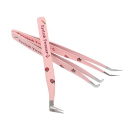Minkissy Effortless Lash Application 3pcs High Precision Tweezers Stainless Steel Lash Tools Diy Kits