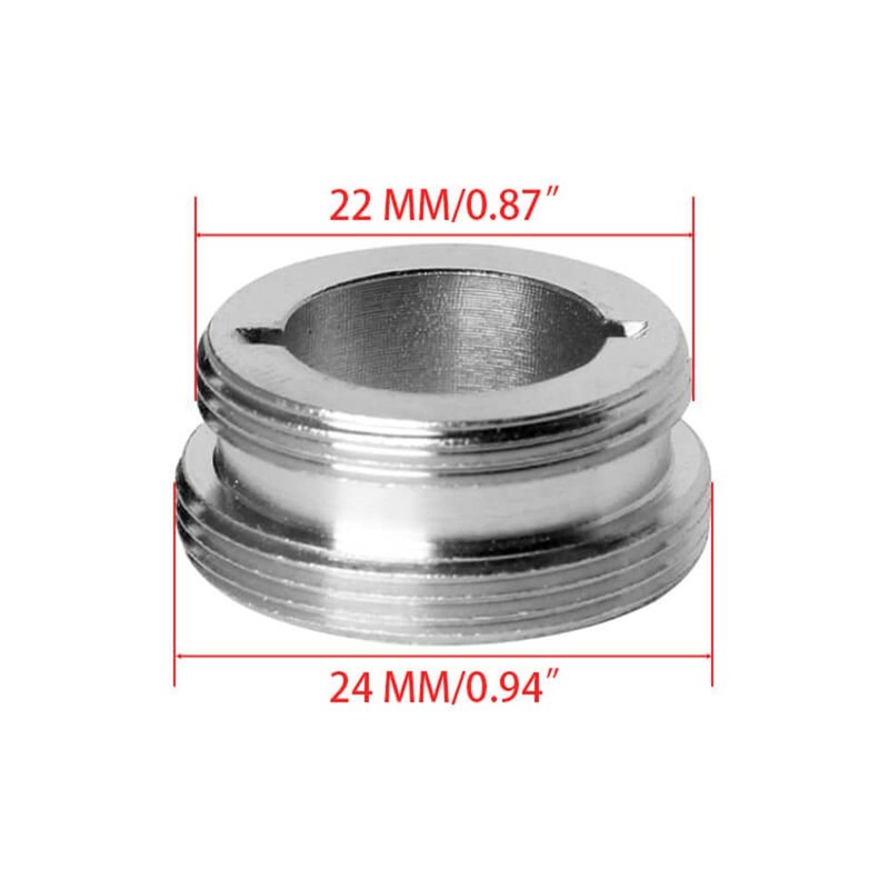PAROAD Faucet Adapter M22 Plug (Bottom) + M24 Plug (Top)
