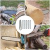 5Pcs Chainsaw Chain with Chainsaw Guide Rail, 6 Inch Mini