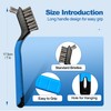 Mini Wire Brush Set 6Pcs - Stainless Steel Wire with