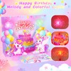 Unicorn Pop Up 3D Birthday Card with Light & Music,