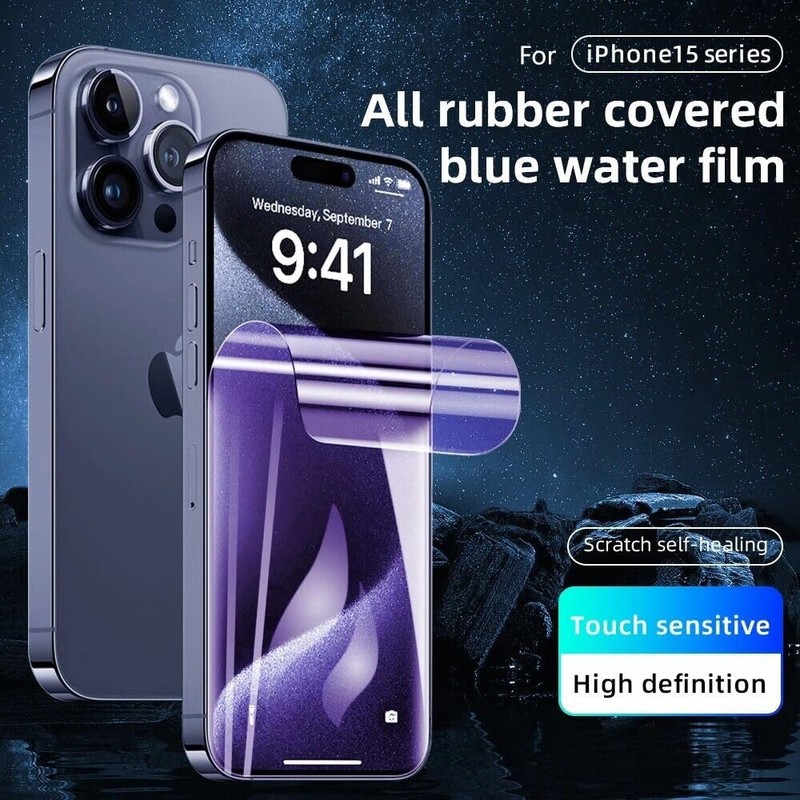 fonefunshop Hydrogel Back Protector Compatible with A16 Clear Self Healing