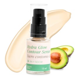 AVOROOTS  Suero Contorno de Ojos Da y Noche Hydra Glow  Contorno de Ojos con Ingredientes Naturales Vitamina C T Verde y Cafena  Hidratante Facial... 