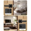 Tinewa 1 Pack Matte Black Door Handle Interior Privacy Door