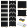 Pack of 60 Mini Chalkboard Set, Slate Board for Labelling,