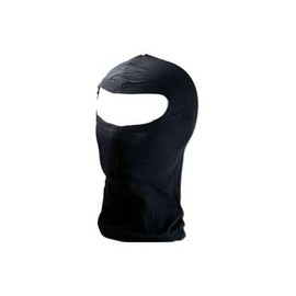 BISOMO Balaclava Protective Mask with Panoramic Field of Vision, 100% Cotton, Black, black